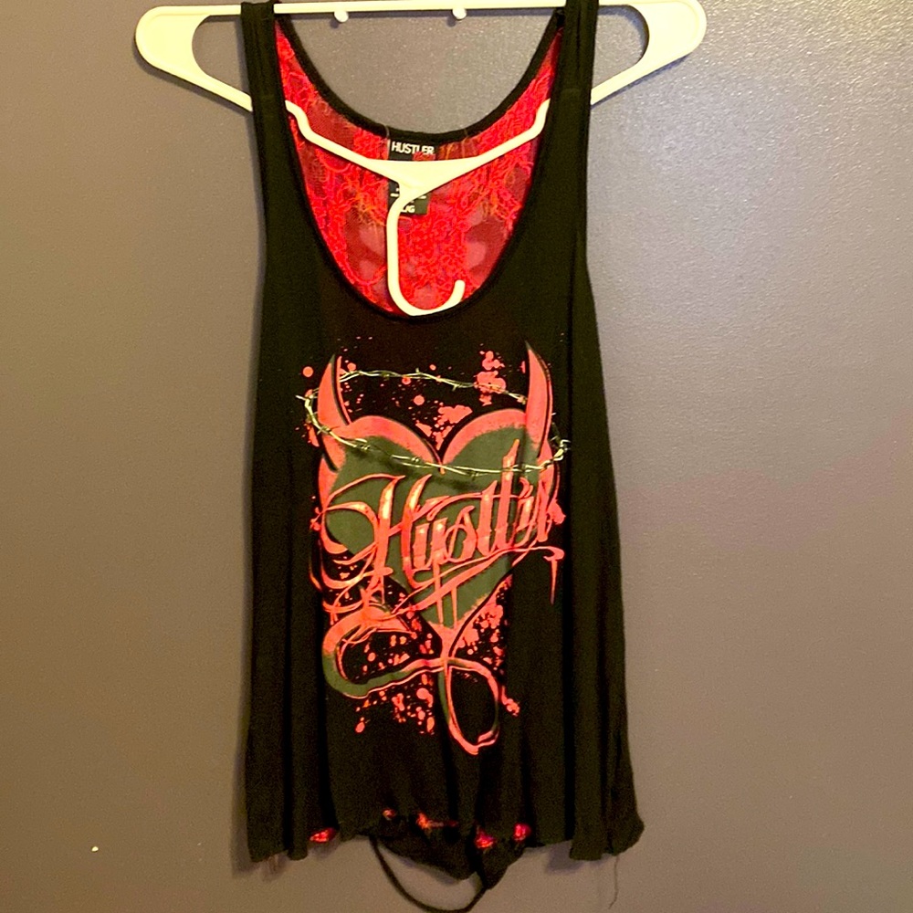 Black And Hot pink Shirt